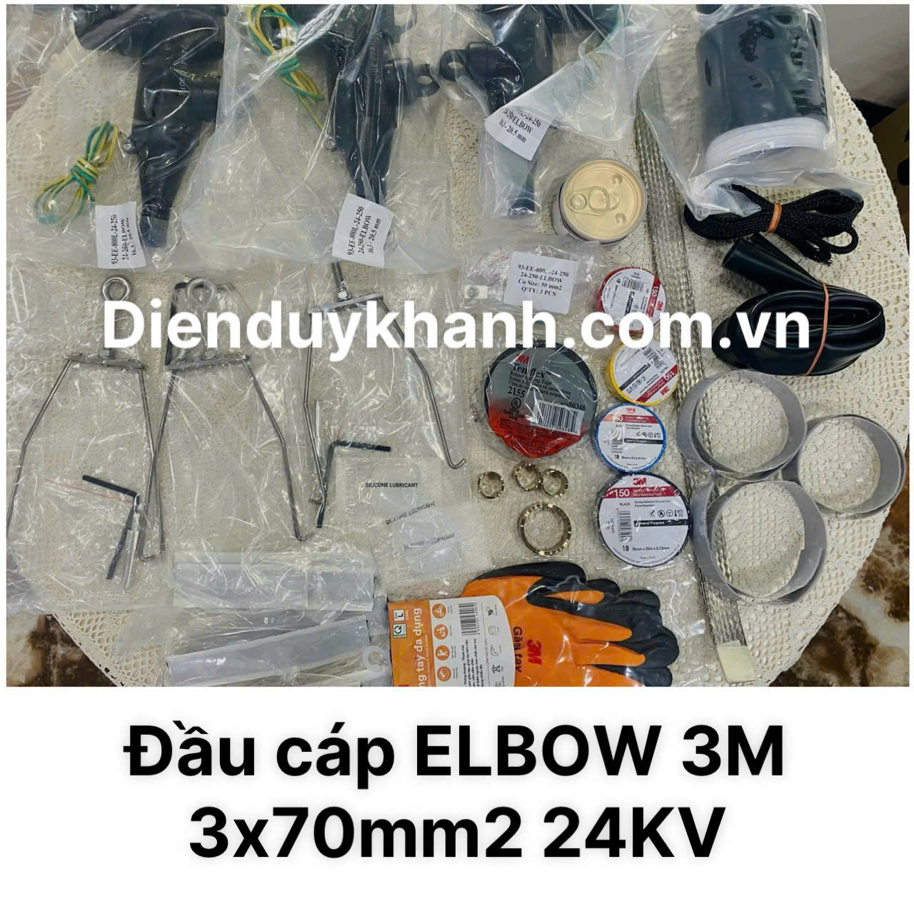 ĐẦU CÁP ELBOW 24kV 3x1Cx70 (3x70mm2) 3M CHÍNH HÃNG GIÁ RẺ
